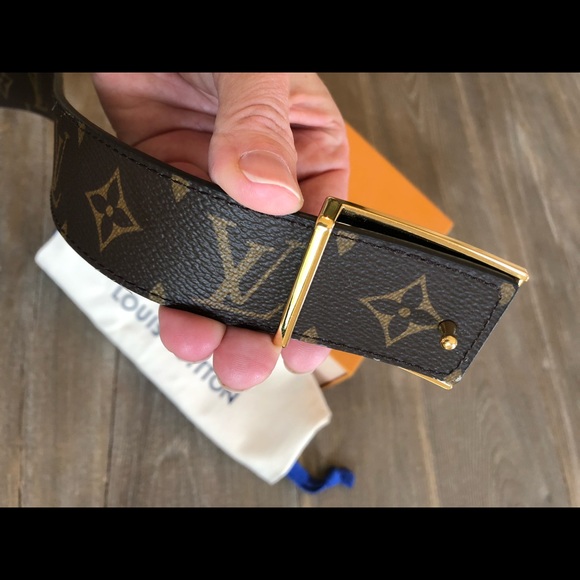 SOLD ποΈ ποΈ Louis Vuitton reversible monogram military belt 85 - Picture 10 of 12